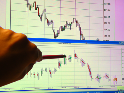 Wykres - Stock Photo